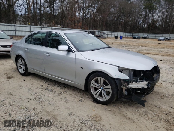 2009 BMW 5 Series 528i with VIN WBANU53599C121844, listed as a Copart auction lot 87062774 with 111,240 mi miles and Salvage Title. Bid and sale history available at carsss.com. Image 4.
