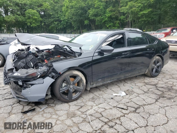 2023 Honda Accord Sport-L with VIN 1HGCY2F72PA069719, listed as a Copart auction lot 58289145 with Not provided miles and Salvage title. Bid and sale history available at DreamBid. Image 1.