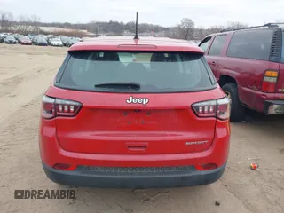 2019 Jeep Compass Sport z VIN 3C4NJCABXKT802534, wystawiony jako IAAI lot #41128295 z przebiegiem 66 719 mil mil oraz . Historia ofert i sprzedaży dostępna na DreamBid. Obrazek 16.