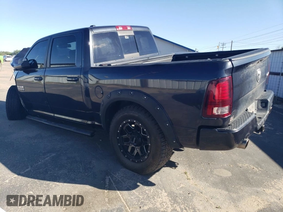 2014 Ram 1500 Sport with VIN 1C6RR7MT2ES299391, listed as a Copart auction lot 55307515 with 136,440 mi miles and Salvage title. Bid and sale history available at DreamBid. Image 2.