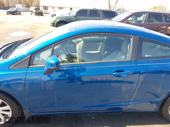 2012 Honda Civic Cpe EX with VIN 2HGFG3B83CH540485, listed as a IAAI auction lot 41813232 with 212,901 mi miles. Bid and sale history available at carsss.com. Image 15.