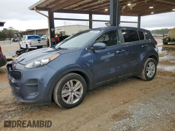 2017 Kia Sportage LX with VIN KNDPM3AC6H7208352, listed as a Copart auction lot 50790265 with 128,055 mi miles and Salvage Title. Bid and sale history available at carsss.com. Image 1.
