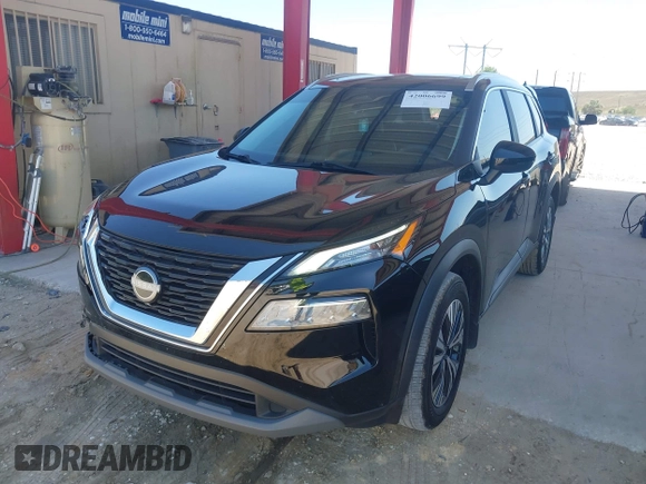 2023 Nissan Rogue SV with VIN 5N1BT3BB1PC740015, listed as a IAAI auction lot 42006699 with 43,722 mi miles. Bid and sale history available at carsss.com. Image 18.