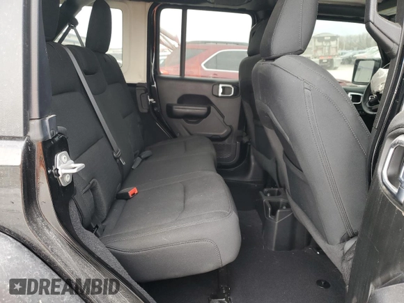 2021 Jeep Wrangler Unlimited Willys with VIN 1C4HJXDN3MW751207, listed as a Copart auction lot 50425805 with 35,383 mi miles and Salvage Title. Bid and sale history available at DreamBid. Image 10.