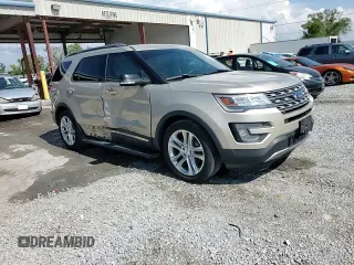 2017 Ford Explorer XLT with VIN 1FM5K7D89HGD36253, listed as a Copart auction lot 58910615 with 88,840 mi miles and Salvage title. Bid and sale history available at DreamBid. Image 14.