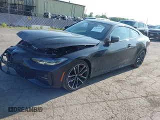 2023 BMW 4 Series 430i xDrive with VIN WBA73AP00PCM82945, listed as a IAAI auction lot 42470151 with 9,862 mi miles and . Bid and sale history available at DreamBid. Image 2.