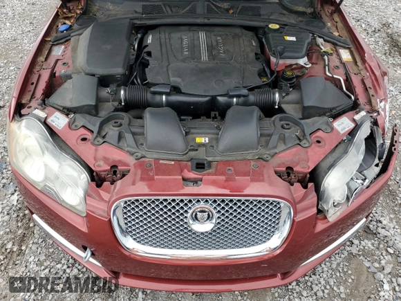 2010 Jaguar XF Supercharged with VIN SAJWA0HE1AMR74203, listed as a Copart auction lot 64029824 with 128,676 mi miles and Salvage Title. Bid and sale history available at carsss.com. Image 13.