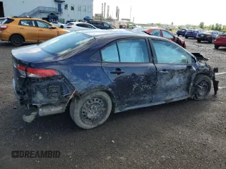 2021 Toyota Corolla L with VIN 5YFBPMBE6MP156804, listed as a Copart auction lot 59921274 with 0 mi miles and Salvage Title. Bid and sale history available at carsss.com. Image 3.