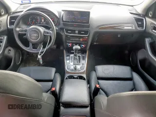 2014 Audi Q5 Premium Plus with VIN WA1LFAFP3EA013942, listed as a Copart auction lot 64371595 with 92,648 mi miles and Salvage title. Bid and sale history available at DreamBid. Image 8.