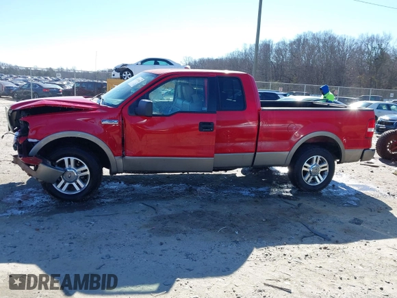 2005 Ford F-150 XLT with VIN 1FTPX12555NB76674, listed as a IAAI auction lot 41371363 with 137,782 mi miles. Bid and sale history available at carsss.com. Image 15.