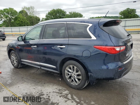 2015 Infiniti QX60 with VIN 5N1AL0MN5FC517654, listed as a Copart auction lot 55778495 with 134,922 mi miles and Salvage Title. Bid and sale history available at DreamBid. Image 2.