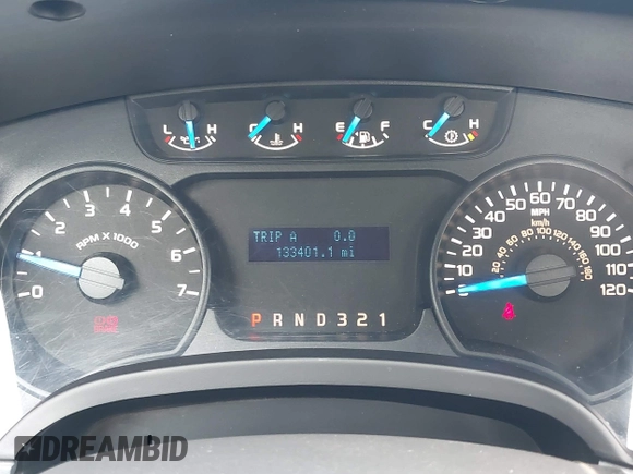 2013 Ford F-150 XL with VIN 1FTMF1CM4DKF58917, listed as a IAAI auction lot 42075200 with 133,401 mi miles and . Bid and sale history available at DreamBid. Image 7.