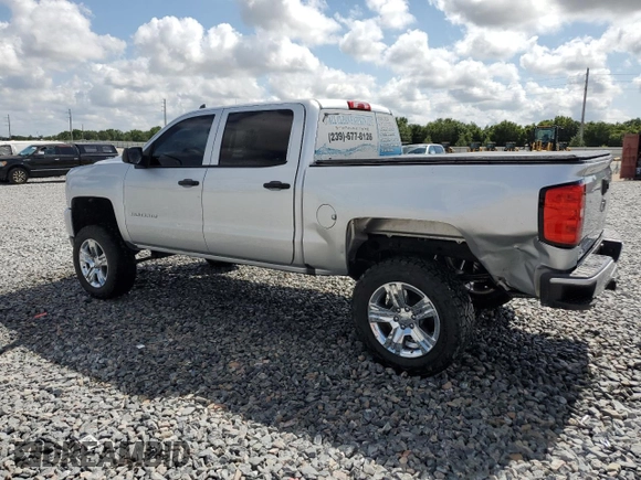 2018 Chevrolet Silverado 1500 Custom with VIN 3GCPCPEC6JG621418, listed as a Copart auction lot 55783255 with 140,264 mi miles and Salvage Title. Bid and sale history available at DreamBid. Image 2.