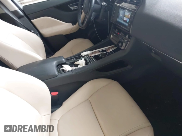 2018 Jaguar F-Pace 25t Premium with VIN SADCJ2FX9JA290961, listed as a IAAI auction lot 42371547 with 37,854 mi miles and . Bid and sale history available at DreamBid. Image 5.