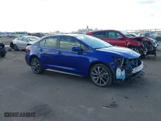 2021 Toyota Corolla SE with VIN JTDS4MCE6MJ062014, listed as a IAAI auction lot 41676601 with 23,902 mi miles. Bid and sale history available at carsss.com. Image 1.
