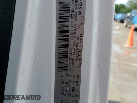 2019 Jeep Wrangler Unlimited Sahara with VIN 1C4HJXEG9KW547685, listed as a Copart auction lot 60901085 with 81,169 mi miles and Salvage title. Bid and sale history available at DreamBid. Image 12.