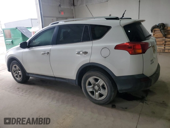 2013 Toyota RAV4 XLE with VIN JTMRFREV3DD014990, listed as a Copart auction lot 45807455 with 123,720 mi miles and Salvage Title. Bid and sale history available at DreamBid. Image 2.