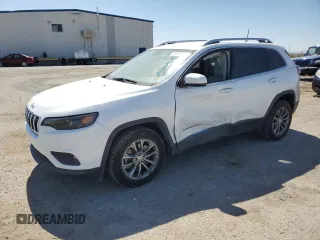 2020 Jeep Cherokee Altitude with VIN 1C4PJLLB2LD592914, listed as a Copart auction lot 57686955 with 55,524 mi miles and Salvage title. Bid and sale history available at DreamBid. Image 1.