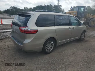 2016 Toyota Sienna XLE with VIN 5TDYK3DC0GS697468, listed as a Copart auction lot 51186795 with 128,851 mi miles and Salvage Title. Bid and sale history available at DreamBid. Image 3.