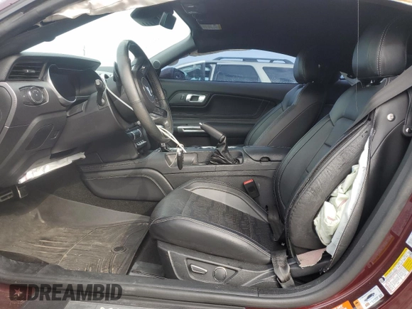 2018 Ford Mustang GT with VIN 1FA6P8CF7J5107285, listed as a Copart auction lot 89355655 with 35,463 mi miles and Salvage Title. Bid and sale history available at carsss.com. Image 7.