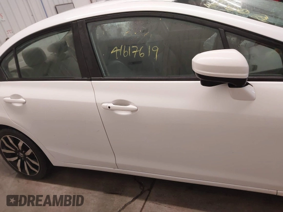 2015 Honda Civic EX-L with VIN 19XFB2F98FE040252, listed as a IAAI auction lot 41617619 with 107,667 mi miles and . Bid and sale history available at DreamBid. Image 13.