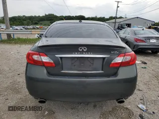 2012 Infiniti M37 with VIN JN1BY1AR2CM393522, listed as a Copart auction lot 65263404 with 123,266 mi miles and Non Repairable. Bid and sale history available at carsss.com. Image 6.