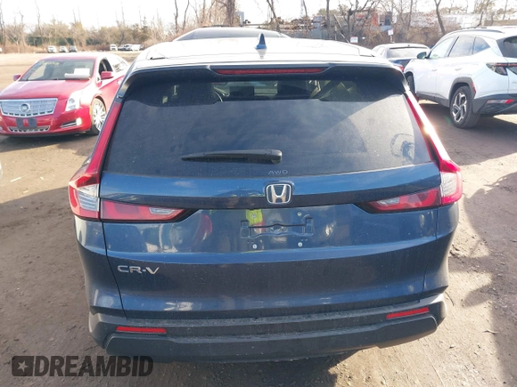 2023 Honda CR-V EX-L with VIN 2HKRS4H72PH406112, listed as a IAAI auction lot 41496576 with 9,729 mi miles. Bid and sale history available at carsss.com. Image 16.