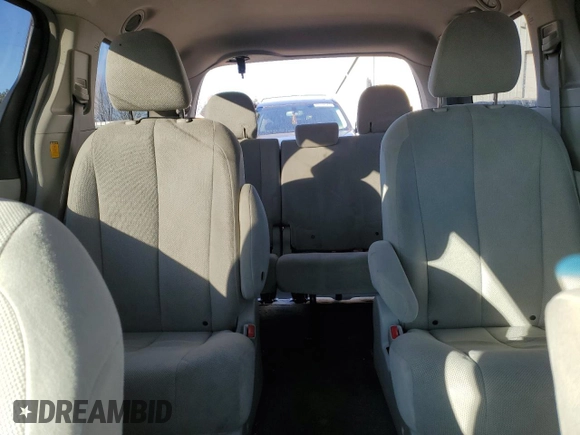 2011 Toyota Sienna with VIN 5TDZK3DC6BS025332, listed as a Copart auction lot 48283815 with 278,252 mi miles and Salvage Title. Bid and sale history available at carsss.com. Image 10.