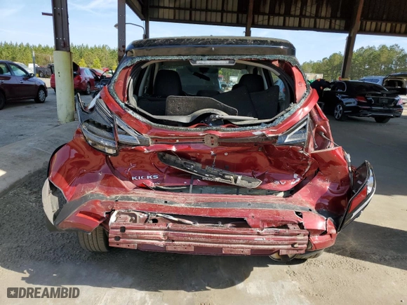 2023 Nissan Kicks SV with VIN 3N1CP5CV5PL482199, listed as a Copart auction lot 50814575 with 43,130 mi miles and Salvage Title. Bid and sale history available at carsss.com. Image 6.