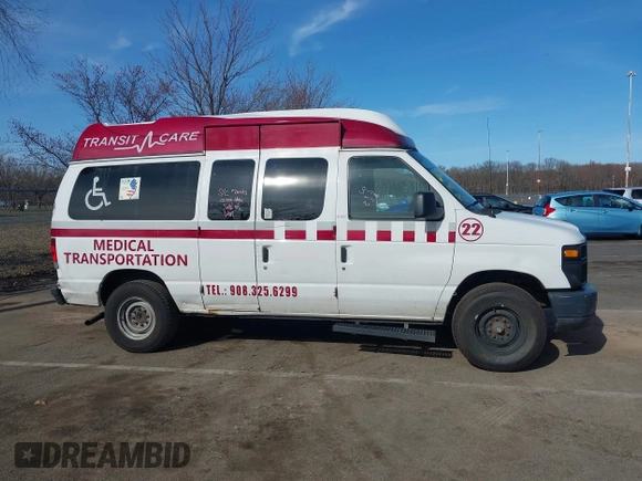 2014 Ford Econoline Cargo Commercial with VIN 1FTNE2EW6EDA35125, listed as a IAAI auction lot 41837491 with 207,713 mi miles and . Bid and sale history available at DreamBid. Image 13.