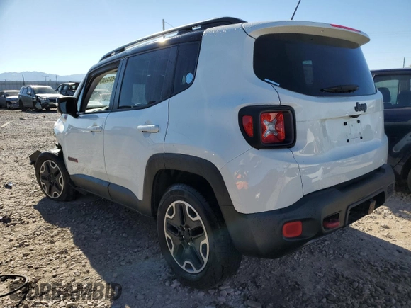 2016 Jeep Renegade Trailhawk with VIN ZACCJBCT0GPC61676, listed as a Copart auction lot 65653453 with 76,838 mi miles and Salvage title. Bid and sale history available at DreamBid. Image 2.