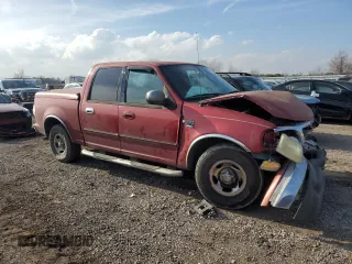 2003 Ford F-150 XLT with VIN 1FTRW07L53KC91612, listed as a Copart auction lot 43757265 with 169,886 mi miles and Salvage Title. Bid and sale history available at carsss.com. Image 4.
