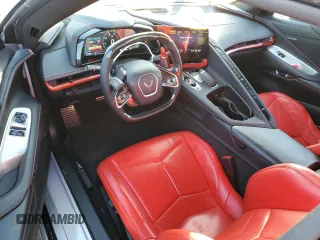 2022 Chevrolet Corvette 1LT with VIN 1G1YA2D44N5124168, listed as a Copart auction lot 82992154 with 12,179 mi miles and Salvage Title. Bid and sale history available at carsss.com. Image 8.
