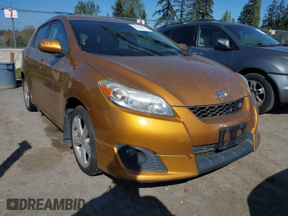 2009 Toyota Matrix S with VIN 2T1LE40E89C009775, listed as a IAAI auction lot 42086039 with 220,832 mi miles. Bid and sale history available at carsss.com. Image 6.