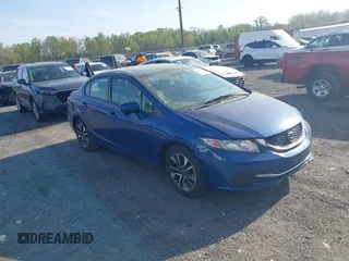 2015 Honda Civic EX with VIN 19XFB2F80FE202902, listed as a IAAI auction lot 42107878 with 106,061 mi miles. Bid and sale history available at carsss.com. Image 1.
