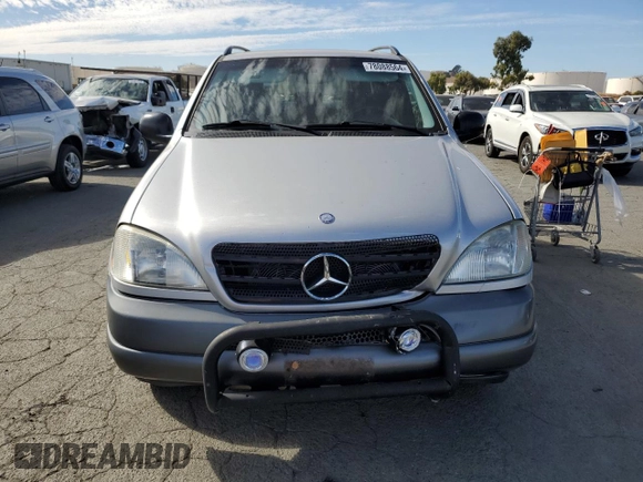 1999 Mercedes-Benz M-Class with VIN 4JGAB54E6XA078297, listed as a Copart auction lot 78088564 with 208,288 mi miles and Salvage Title. Bid and sale history available at carsss.com. Image 5.