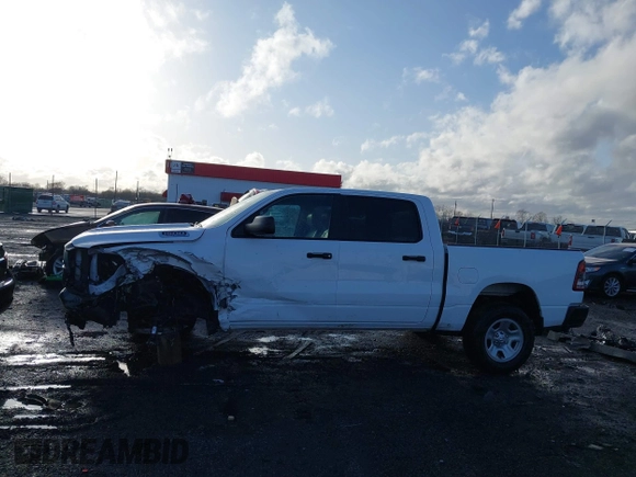 2024 Ram 1500 Tradesman with VIN 1C6SRFGT1RN148988, listed as a IAAI auction lot 41721409 with 3,648 mi miles and . Bid and sale history available at DreamBid. Image 14.