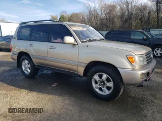 2005 Toyota Land Cruiser with VIN JTEHT05J252070540, listed as a Copart auction lot 87591475 with 291,840 mi miles and Salvage Title. Bid and sale history available at carsss.com. Image 4.