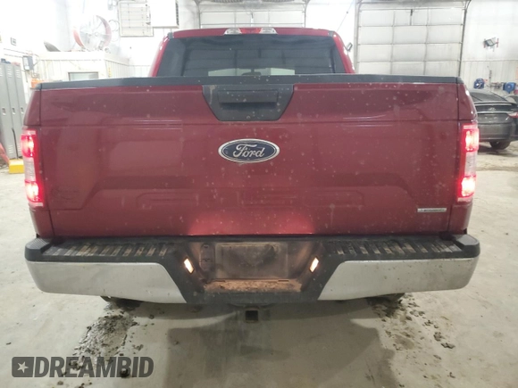 2019 Ford F-150 XL with VIN 1FTEW1E4XKKE79119, listed as a Copart auction lot 43783225 with 80,609 mi miles and Salvage Title. Bid and sale history available at carsss.com. Image 6.
