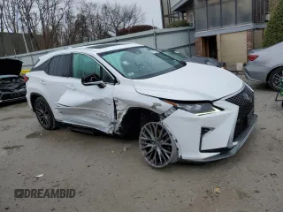 2018 Lexus RX 350 with VIN 2T2BZMCAXJC149187, listed as a Copart auction lot 84088384 with 89,310 mi miles and Salvage Title. Bid and sale history available at DreamBid. Image 4.