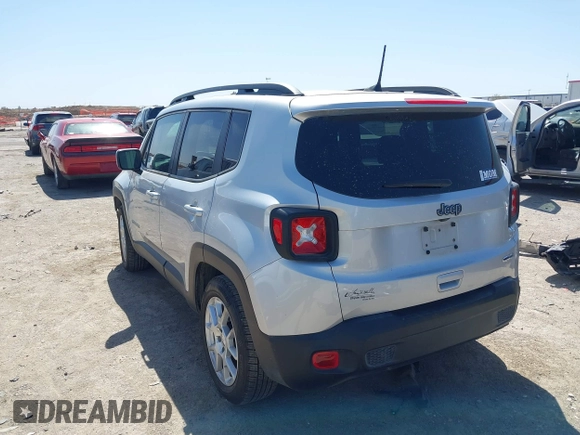 2020 Jeep Renegade Altitude with VIN ZACNJABB8LPL11534, listed as a IAAI auction lot 41855886 with 69,796 mi miles and . Bid and sale history available at DreamBid. Image 3.
