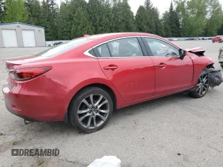 2017 Mazda 6 Grand Touring with VIN JM1GL1X56H1120758, listed as a Copart auction lot 54163525 with Not Provided miles and Salvage Title. Bid and sale history available at carsss.com. Image 3.