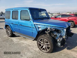 2021 Mercedes-Benz G 63 AMG with VIN W1NYC7HJ5MX420603, listed as a Copart auction lot 74818134 with 11,648 mi miles and Salvage Title. Bid and sale history available at DreamBid. Image 4.
