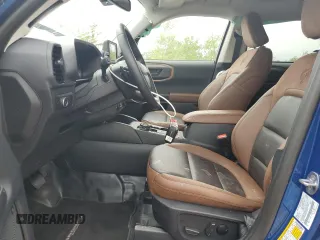 2024 Ford Bronco Sport Badlands с VIN 3FMCR9D9XRRF71875, выставлен на аукционе Copart как лот 59105615 с пробегом 2 164 миль миль и Списание • Salvage title. История ставок и продаж доступна на DreamBid. Изображение 7.