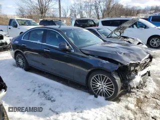 2023 Mercedes-Benz C 300 with VIN W1KAF4HB2PR078985, listed as a Copart auction lot 45559535 with 11,155 mi miles and Salvage Title. Bid and sale history available at DreamBid. Image 4.