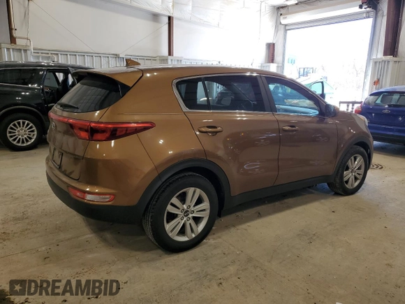 2017 Kia Sportage LX with VIN KNDPM3AC8H7235245, listed as a Copart auction lot 54477635 with 62,804 mi miles and Clean Title. Bid and sale history available at carsss.com. Image 3.