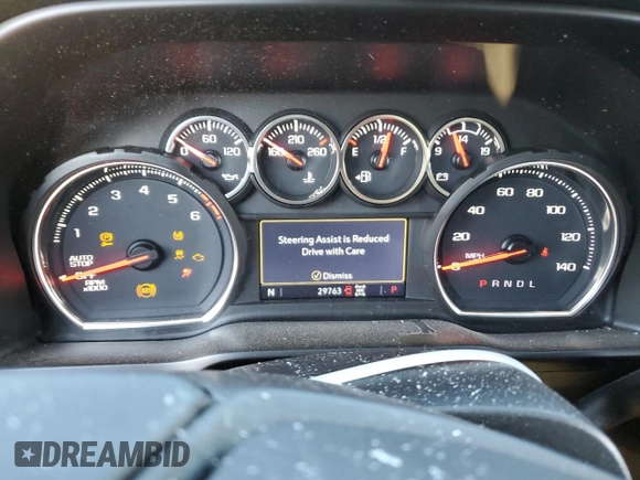 2021 Chevrolet Silverado 1500 RST with VIN 3GCUYEED2MG483365, listed as a Copart auction lot 85583614 with 29,763 mi miles and Salvage Title. Bid and sale history available at carsss.com. Image 9.