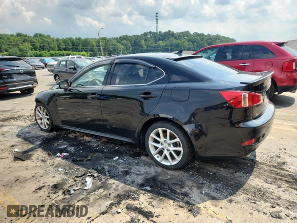 2011 Lexus IS 250 with VIN JTHCF5C28B5044712, listed as a Copart auction lot 62860335 with 126,814 mi miles and Salvage title. Bid and sale history available at DreamBid. Image 2.