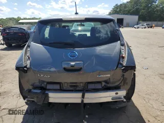 2017 Nissan LEAF SV with VIN 1N4BZ0CPXHC308851, listed as a Copart auction lot 57626535 with 51,912 mi miles and Salvage title. Bid and sale history available at DreamBid. Image 6.