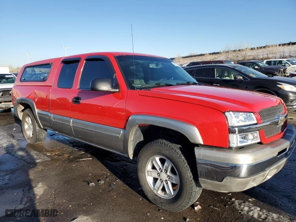 2003 Chevrolet Silverado 1500 LT with VIN 1GCEK19T33Z151854, listed as a Copart auction lot 89107845 with 164,732 mi miles and Salvage Title. Bid and sale history available at carsss.com. Image 4.
